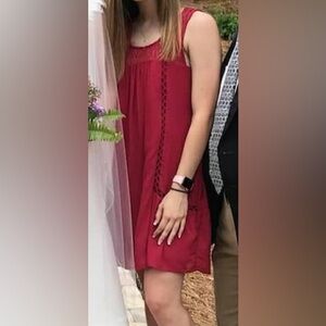 Medium Burgundy Dress